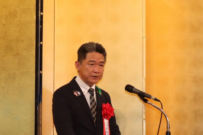優良名古屋市指定工事店表彰　　　　　　　受賞者代表 ㈲小池設備