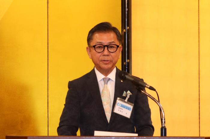 永年勤続優良給水装置工事事業者表彰　　 　受賞者代表 ㈱近藤工業