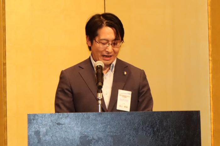 挨拶：全管連青年部協議会　本山新会長