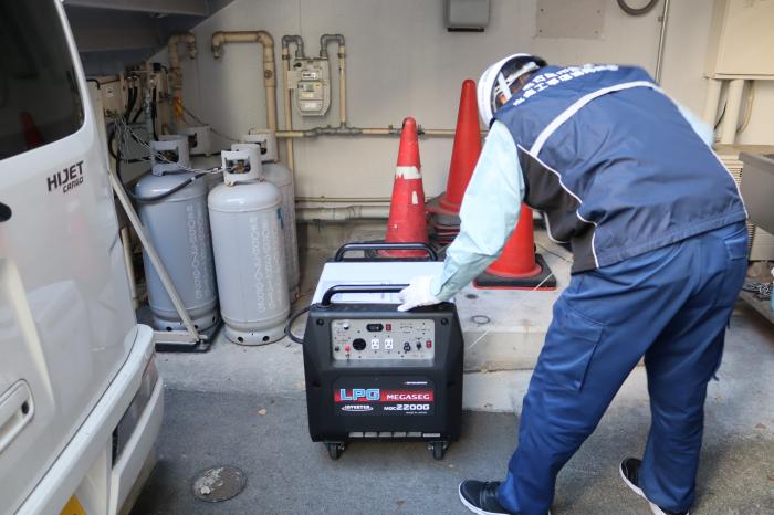 発電機運転操作確認