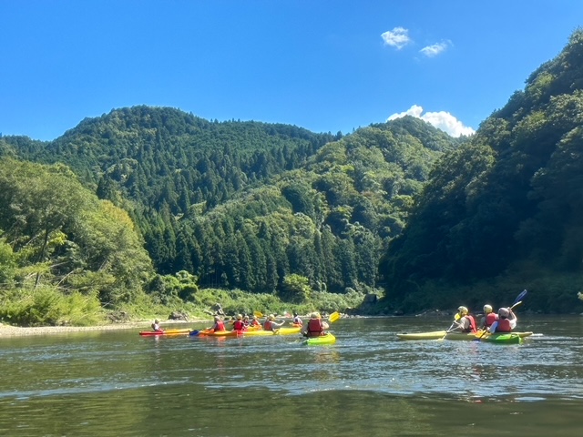 「カヤック体験」　　　　　　　　　　　　　　　　　　　　　　　　　　　　　　　佳作：名古屋市上下水道局　建設工事事務所　高橋　和也 氏